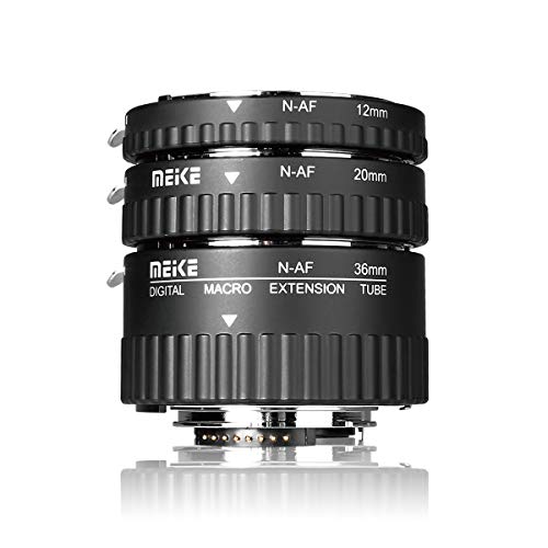 Product Cover MEIKE MK-N-AF1-A Macro Electronic Mount Auto Foucs Macro Metal Extension Tube Adapter for Nikon DSLR Camera D80 D90 D300 D300SD800 D3100 D3200 D5000 D51000 D5200 D7000 D7100 etc
