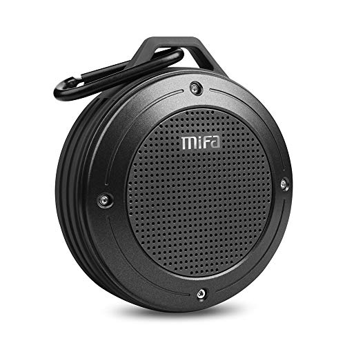 Product Cover Bluetooth Speaker, MIFA F10 Portable Speaker with Enhanced 3D Stereo Bass Sound, IP56 Dustproof Waterproof, 10-Hour Playtime, Built-in Mic, Micro SD Card Slot, USB Audio Input