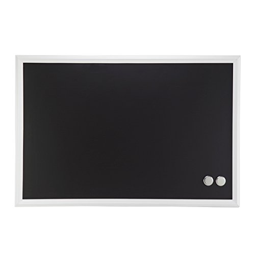 Product Cover U Brands Magnetic Chalkboard, 30 x 20 Inches, White Wood Frame (2073U00-01)