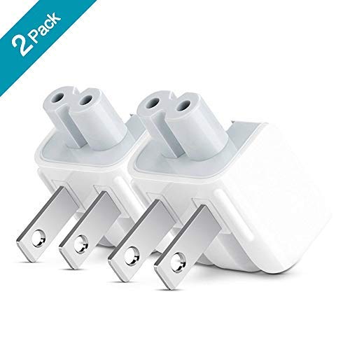 Product Cover Mac AC Wall Adapter Plug Duckhead US Wall Charger AC Cord US Standard Duck Head for MacBook Mac iBook/iPhone/iPod AC Power Adapter Brick (2 PCs)