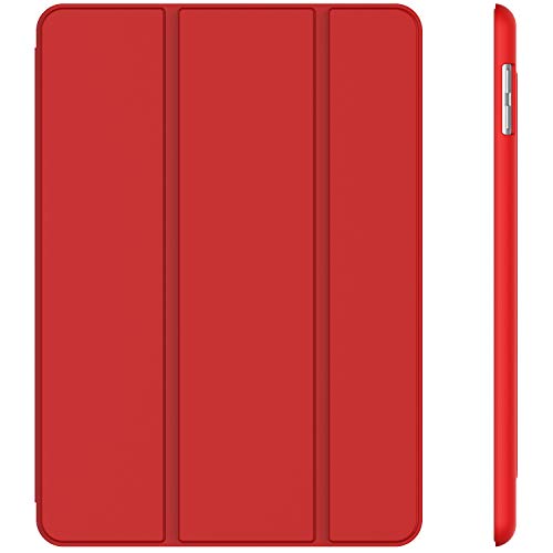 Product Cover JETech Case for Apple iPad (9.7-Inch, 2018/2017 Model, 6th/5th Generation), Smart Cover Auto Wake/Sleep, Red