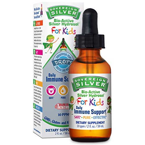 Product Cover Sovereign Silver Bio-Active Silver Hydrosol for Kids Daily Immune Support - 2 oz Dropper