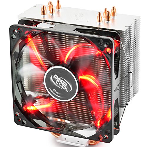Product Cover DEEPCOOL GAMMAXX 400R CPU Air Cooler with 4 Heatpipes, 120mm PWM Fan and Red LED for Intel/AMD CPUs(AM4 Compatible)