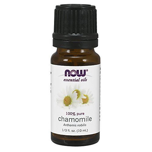 Product Cover Now Essential Oils, Chamomile Oil, Delightful Aromatherapy Scent, Steam Distilled, 100% Pure, Vegan, 10-ml