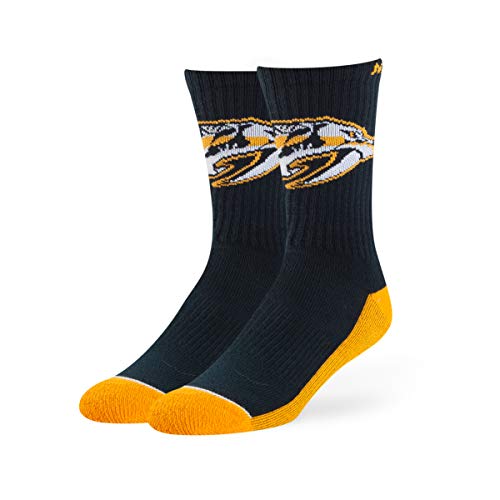 Product Cover OTS NHL Nashville Predators Men's Anthem Sport Sock, Team Color, Large
