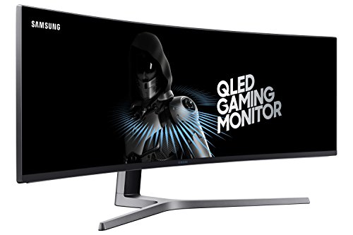 Product Cover Samsung 49-Inch CHG90 144Hz Curved Gaming Monitor (LC49HG90DMNXZA) - Super Ultrawide Screen QLED Computer Monitor, 3840 x 1080p Resolution, 1ms Response, FreeSync 2 with HDR