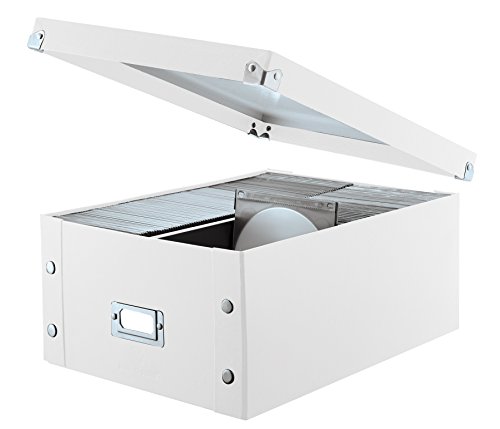 Product Cover Snap-N-Store Double Wide CD Storage Box, 6.125