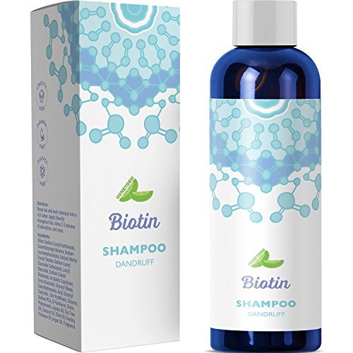 Product Cover Biotin Volume Shampoo for Thin Fine Hair Sulfate Free Booster for Women and Men with DHT Blocking Pure Natural Oils Strengthen and Moisturize Hair Stimulating Scalp Therapy with Cruelty Free Collagen