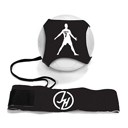 Product Cover iSport Gifts Ronaldo #7 StarKick Solo Soccer Trainer Aid ✓ Adjustable Soccer Training Belt Rebounder ✓ Fits Soccer Ball Size 3, 4 & 5BALL NOT Included (StarKick Soccer Trainer, Ronaldo #7)