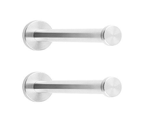 Product Cover NELXULAS Brushed Stainless Steel Bath Towel Robe Hooks Single Super Heavy Duty Wall Mount Hook, Coat Hook, Fit for Bedroom,Living Room, Bathroom and Fitting Room, Office (6