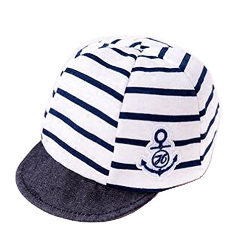 Product Cover Jewby Newborn Handmade Hat, Cotton Soft Cap For Babies 3-12 Months (Blue)