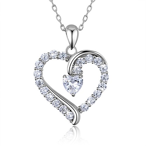 Product Cover 925 Sterling Silver heart necklace - Billie Bijoux 