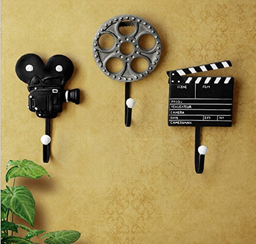 Product Cover Film Equipment Wall Hooks, House Decoration, Wall Decoration, Birthday Child's Lovers Wedding Party Christmas Bar New Year Gift 3 Pack