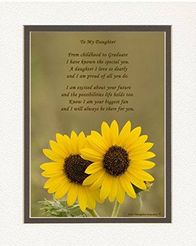 Product Cover Daughter Graduation Gift, Sunflowers Photo with 