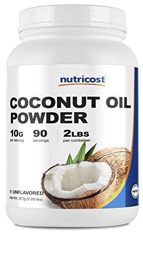 Product Cover Nutricost Coconut Oil Powder 2 LBS (90 Servings) - Non-GMO and Gluten-Free - Premium Quality