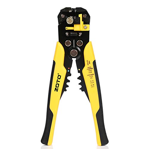 Product Cover Wire Stripper,ZOTO Self-adjusting Cable Cutter Crimper,Automatic Wire Stripping Tool/Cutting Pliers Tool for Industry