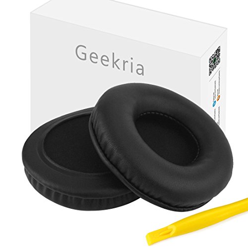 Product Cover Geekria Earpad Replacement for Skullcandy Hesh, Hesh 2, Hesh2 Bluetooth Wireless Headphones Replacement Ear Pads/Ear Cushions/Ear Cups/Ear Cover/Earpad Repair Parts