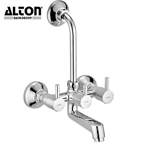 Product Cover ALTON GRACE 3780 Brass Wall Mixer With Provision For Over Head Shower and 125mm Long Bend Pipe (Chrome)