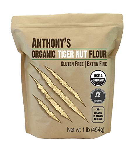 Product Cover Anthony's Organic Tiger Nut Flour, 1lb, Gluten Free, Non GMO, Paleo Friendly
