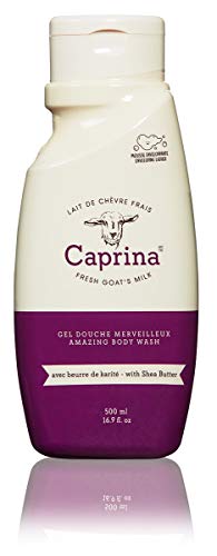 Product Cover Caprina by Canus Fresh Goat's Milk Body Wash, Shea Butter, 16.9 Fluid Ounce