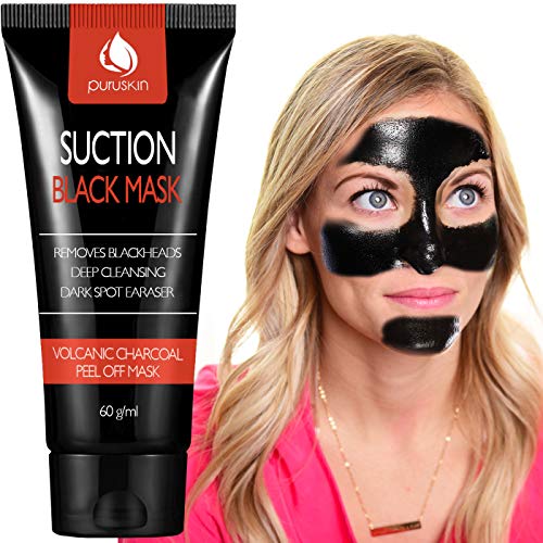 Product Cover Best Charcoal Peel Off Mask for Men & Women, Blackhead Remover, Purifying Suction Black Face Masks for Deep Cleansing, Exfoliating, Acne Treatment, Oil-Control, Shrinks & Cleans Pores