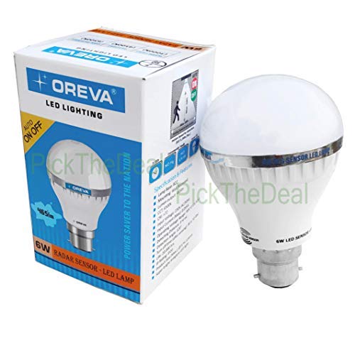 Product Cover Oreva 6W Sensor-2 Base B22 6-Watt LED Bulb (White)
