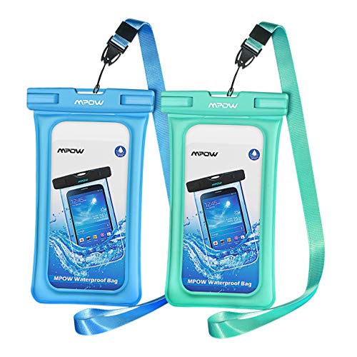 Product Cover Mpow 084 Waterproof Phone Pouch Floating, IPX8 Universal Waterproof Case Underwater Dry Bag Compatible iPhone 11 Pro Max/XS Max/XR/X/8P/7P Galaxy S10/S9 Note 10/9 Google Pixel Up To 6.5