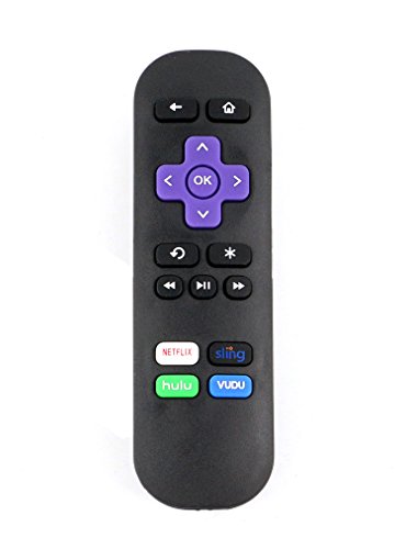 Product Cover New IR Replaced Remote fit for Roku 1 2 3 4 HD LT XS XD Roku Express 3900R Premiere 4620XB 4210XB 3900R 2500R 2700R 2450XB w Channel Shortcut Buttons, NOT Support for Any Roku Stick or Roku TV