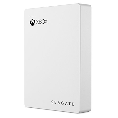 Product Cover Seagate Game Drive for Xbox 4TB External Hard Drive Portable HDD, USB 3.0 - White, Designed for Xbox One, 2 Month Xbox Game Pass Membership (STEA4000407)