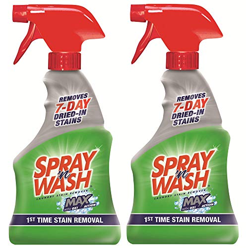 Product Cover Spray 'N Wash Max Laundry Stain Remover, Oxi Action, 16 oz (Pack of 2)