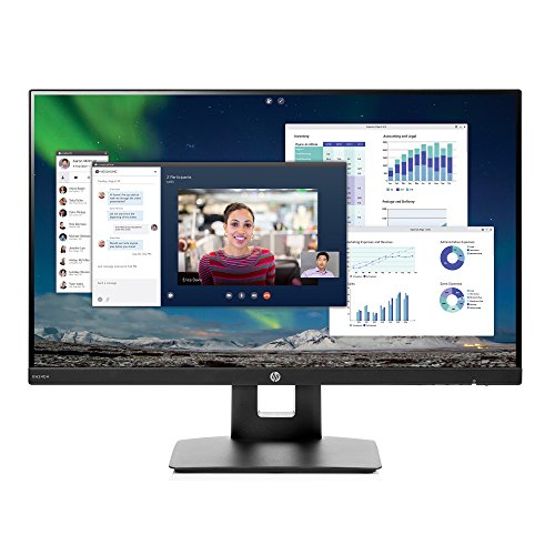 Product Cover HP 23.8-inch FHD IPS Monitor with Tilt/Height Adjustment and Built-in Speakers (VH240a, Black)