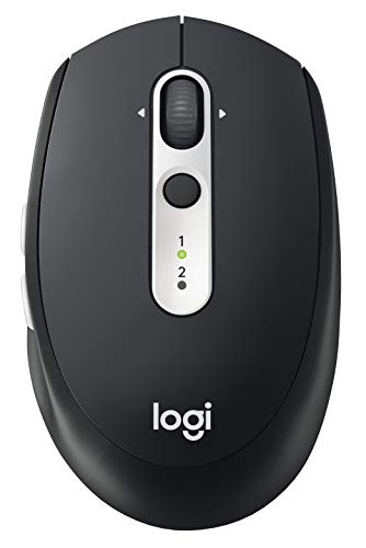 Product Cover Logitech M585 Multi-Device Wireless Mouse - Control and Move Text/Images/Files Between 2 Windows and Apple Mac Computers and Laptops with Bluetooth or USB, 2 Year Battery Life, Graphite