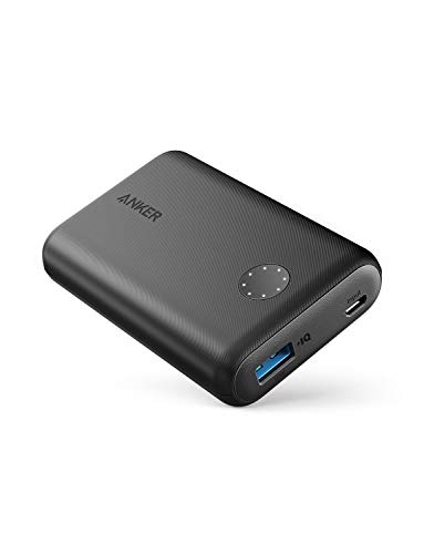 Product Cover Anker Powercore II 10000, Ultra-Compact 10000mAh Portable Charger, Upgraded Poweriq 2.0 (up to 18W Output), Fast Charge for iPhone, Samsung Galaxy and More (Compatible with Quick Charge Devices)