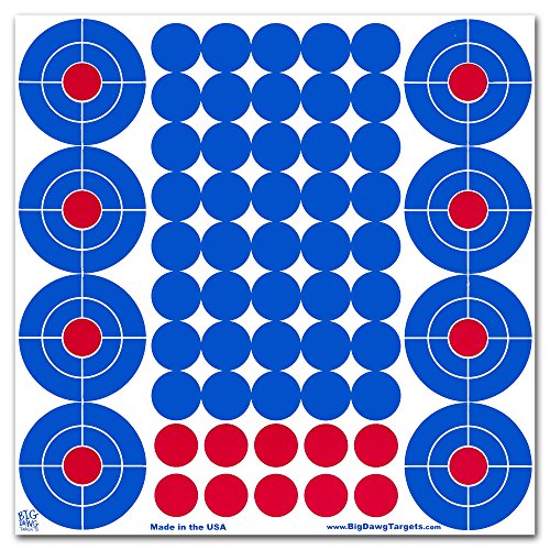 Product Cover Big Dawg Targets - 25 Pack (540 Dots) - Blue Cover-up Splatter Patches