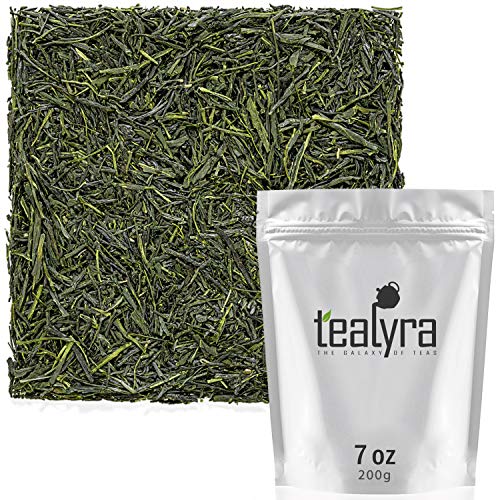 Product Cover Tealyra - Gyokuro Shizuoka - Japanese Green Tea - The Best Japanese Tea - Organically Grown in Japan - Loose Leaf Tea - Caffeine Medium - 200g (7-ounce)