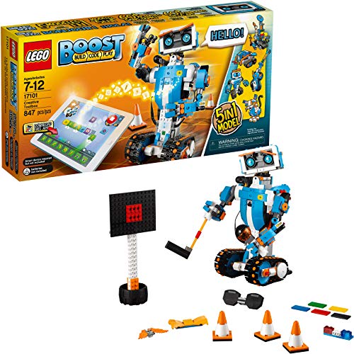 Product Cover LEGO Boost Creative Toolbox 17101 Fun Robot Building Set and Educational Coding Kit for Kids, Award-Winning STEM Learning Toy (847 Pieces)