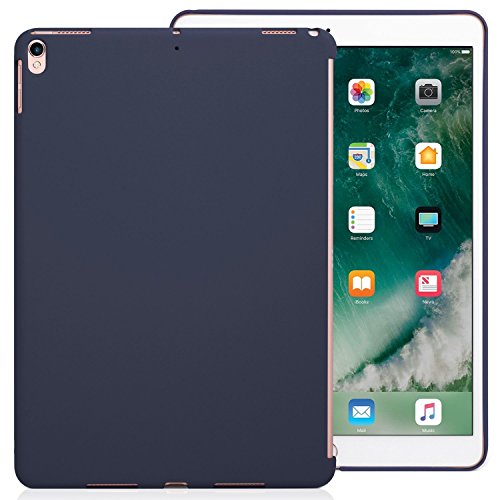 Product Cover KHOMO iPad Air 3 10.5 (2019) / iPad Pro 10.5 (2017) Rear Case Hard Shell Compatible with Smart Cover / Keyboard - Midnight Blue