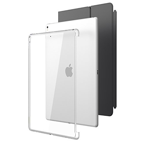 Product Cover New iPad Pro 12.9 2017 Case, i-Blason [Compatible with Official Smart Cover and Smart Keyboard] Clear Hybrid Cover Case for Apple iPad Pro 12.9 2017 Release,Not Fit iPad Pro 12.9 2018 (Clear)