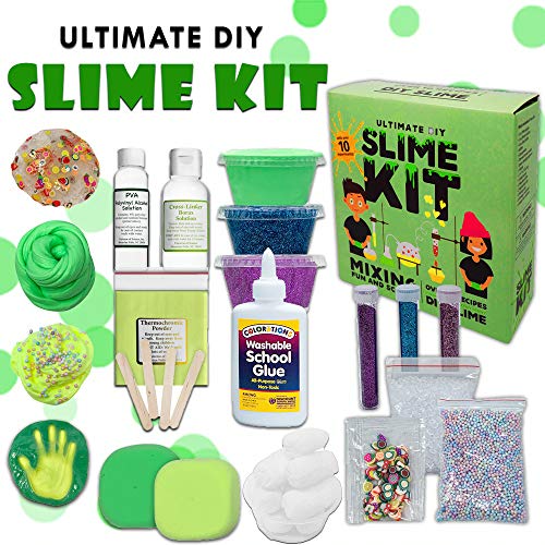 Product Cover Baby Mushroom Ultimate Slime Kit - 10 Slimy Science Experiments | Fun and Educational DIY Project.
