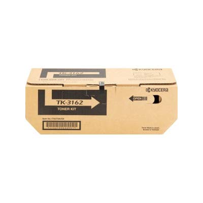 Product Cover Kyocera 1T02T90US0 Model TK-3162 Black Toner Cartridge for ECOSYS P3045dn; Genuine Up to 12,500 Pages