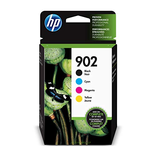 Product Cover HP 902 | 4 Ink Cartridges | Black, Cyan, Magenta, Yellow | T6L98AN, T6L86AN, T6L90AN, T6L94AN