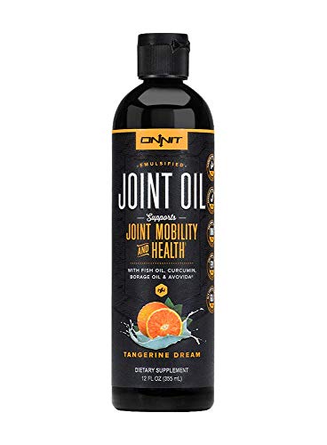 Product Cover Onnit Joint Oil: Emulsified Liquid Fish Oil to Support Joint Health and Mobility - Tangerine Flavor (12oz)