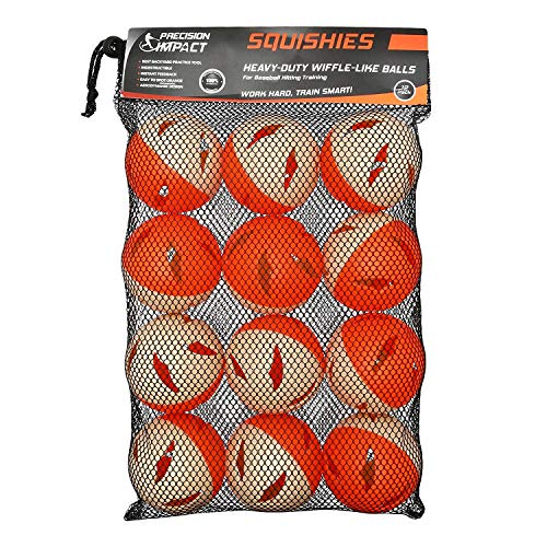 Product Cover Precision Impact Squishies: Heavy-Duty Lightweight Balls for Baseball Hitting Training (12-Pack)