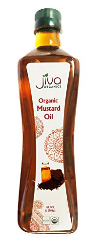 Product Cover Jiva Organic Mustard Seed Oil Pure 33.8 Ounce (1 Liter)