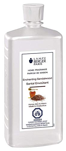 Product Cover Enchanting Sandalwood | Lampe Berger Fragrance Refill for Home Fragrance Oil Diffuser | Purifying and perfuming Your Home | 33.8 Fluid Ounces - 1 Liter | Made in France