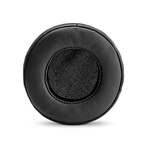 Product Cover BRAINWAVZ Round Replacement Memory Foam Earpads - Suitable for Many Other Large Over The Ear Headphones - Sennheiser, AKG, HifiMan, ATH, Philips, Fostex, Sony (Black)