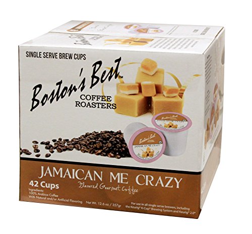 Product Cover Boston's Best Single Serve Coffee, Jamaican Me Crazy, 42Count (Compatible With 2.0 Keurig Brewers)