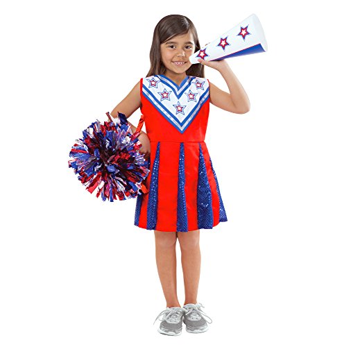 Product Cover Melissa & Doug Cheerleader Role Play Costume Dress-Up Set with Realistic Accessories