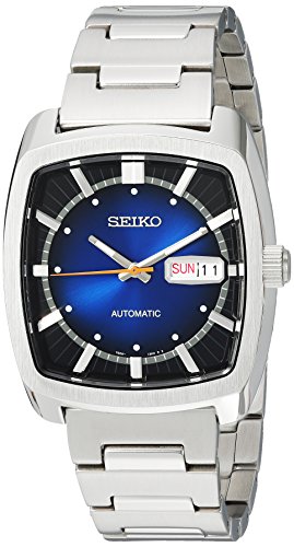 Product Cover Seiko Men's RECRAFT Series Automatic-self-Wind Watch with Stainless-Steel Strap, Silver, 21 (Model: SNKP23)