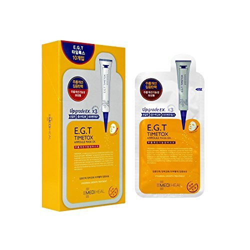 Product Cover Mediheal E.G.T(egt) Timetox Ampoule Mask EX. 25ml × 10 Upgrade Sheets